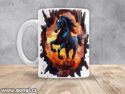 Hrnek - 0381 - Kůň v běhu 01